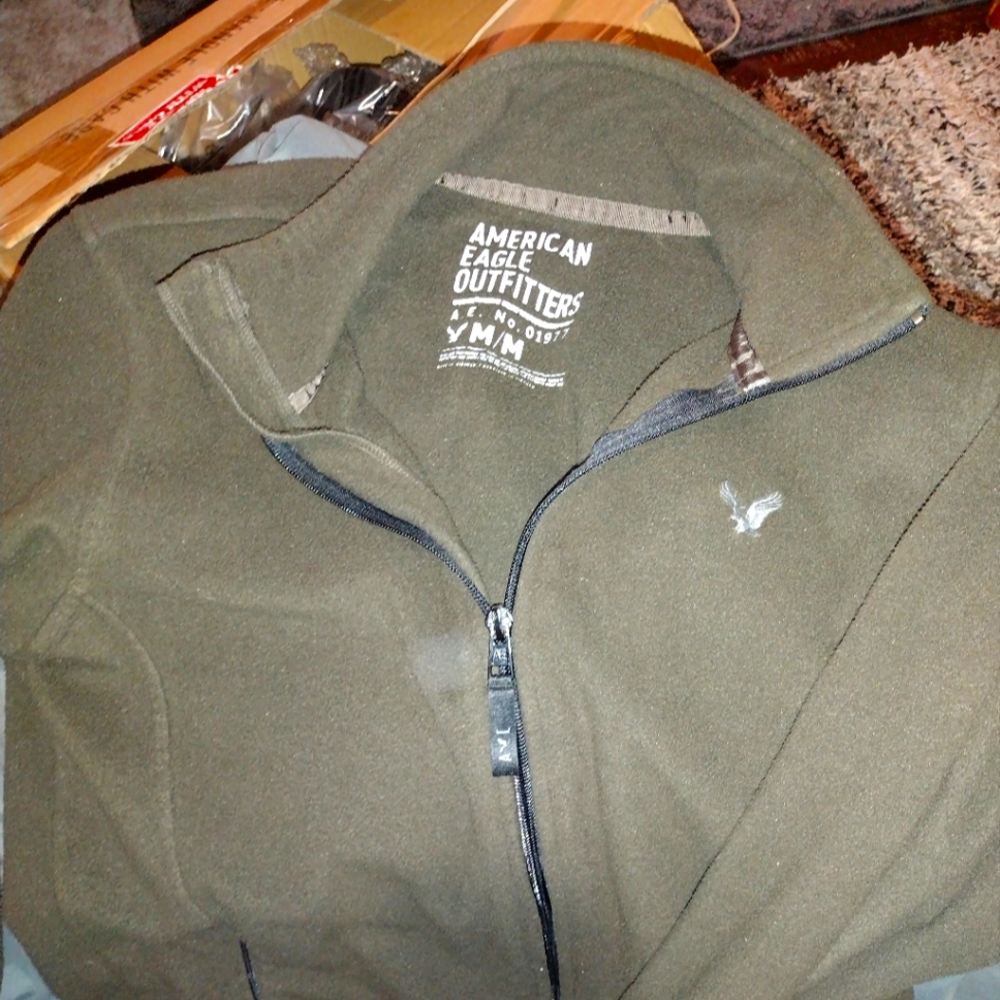 American eagle zip up jacket size med